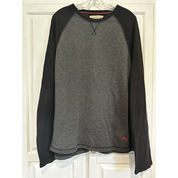 Tommy Bahama Light Sweater Men’s Size XXL Pullover Thermal Marlin Gray Shirt - Picture 1 of 10